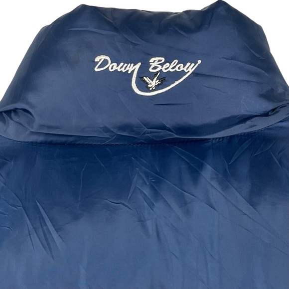 Down Below Black & Navy Reversible Down Filled Puffer Jacket Size XL - Picture 8 of 13